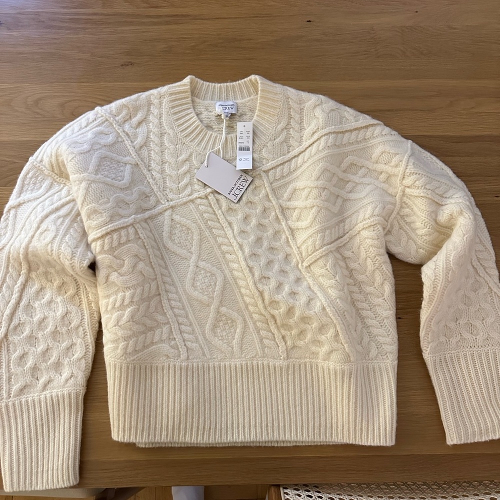Cozy Cream Cable Knit Sweater